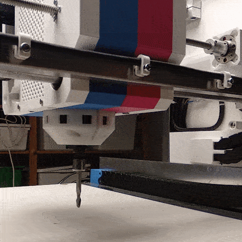 XYZ demonstrations by the DIY CNC mill